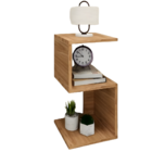 Mesa De Cabeceira Nicho De Canto Decorativo 60cm Canela  Brov