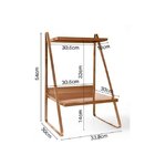 Mesa De Cabeceira Nicho Em Aço Begônia Cabecasa Madeiraorigin