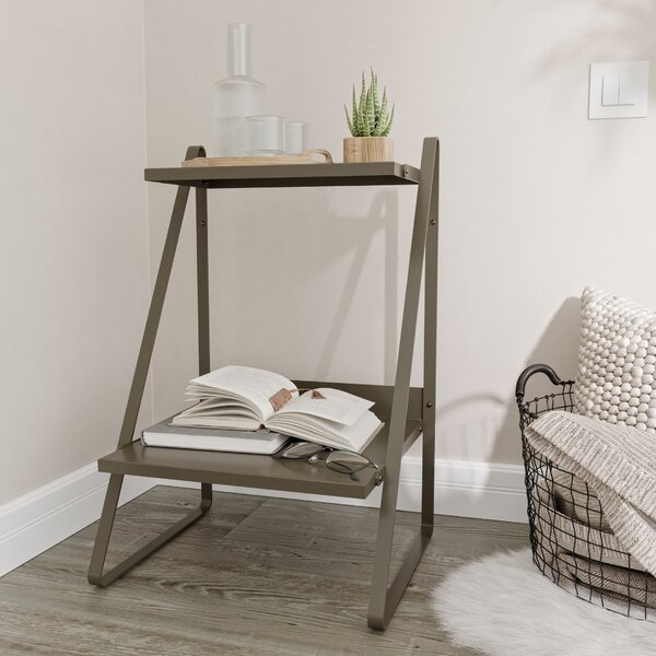 Mesa De Cabeceira Nicho Em Aço Begônia Cabecasa Madeiraorigin