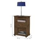 Mesa De Cabeceira Otto 1 Gv Amêndoa