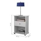 Mesa De Cabeceira Otto 1 Gv Branca