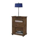 Mesa De Cabeceira Otto Amêndoa Wood