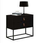Mesa De Cabeceira Para Quarto Casal Estilo Industrial - Unic