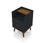 Mesa De Cabeceira Para Quarto Duas Gavetas E Uma Prateleira D