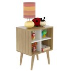 Mesa De Cabeceira Para Quarto Infantil Angel Espresso Móveis