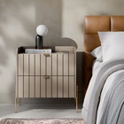 Mesa De Cabeceira Para Quarto Moriah 60cm Mdf Conect Com Dour