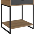 Mesa De Cabeceira Paricel 1 Gv Mel E Grafite