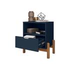 Mesa De Cabeceira Paris Azul Cobalto