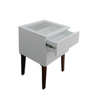 Mesa de Cabeceira Penteadeira Mesa Lateral De Apoio - Off Whi