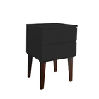 Mesa de Cabeceira Penteadeira Mesa Lateral De Apoio - Preto L