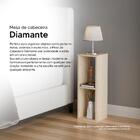 Mesa De Cabeceira Pequena 20x20x60cm Diamante Carvalho (madei