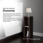 Mesa De Cabeceira Pequena 20x20x60cm Diamante Nogal (madeira