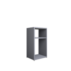 Mesa De Cabeceira Pequena 2 Nichos Em Mdf Plancasa Azul Sereno