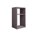 Mesa De Cabeceira Pequena 2 Nichos Em Mdf Plancasa Lavanda