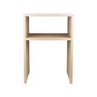 Mesa De Cabeceira Pequena 30x35x50cm Carvalho Quarto Sala