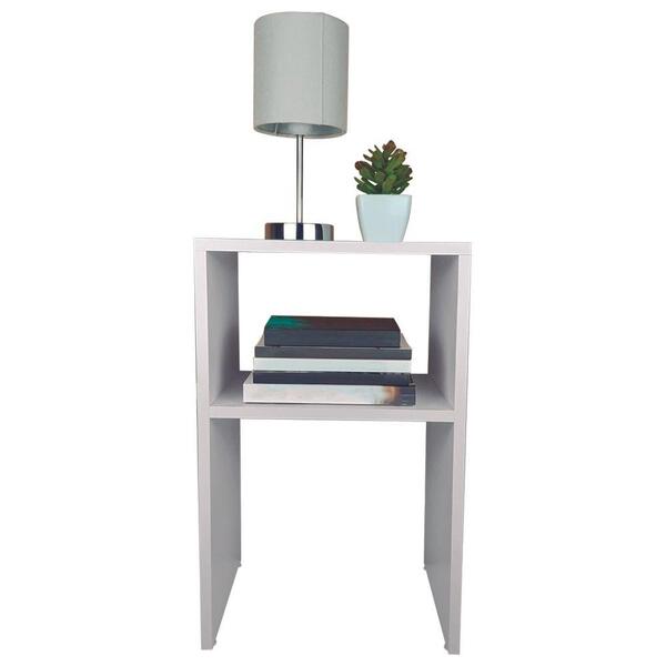 Mesa De Cabeceira Pequena 35x30cm Branca Quarto Sala