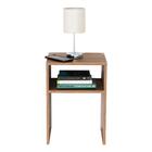 Mesa De Cabeceira Pequena 35x50cm Freijó Quarto Sala Crater