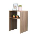 Mesa De Cabeceira Pequena 35x50cm Nogal Quarto Sala Crater