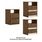 Mesa De Cabeceira Pequena Castanho Wood Baunilha Tebes Shop Jm