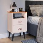 Mesa De Cabeceira Pequena Mesinha Com Gavetas Moderna Nicho O