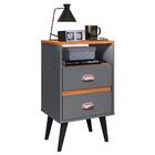 Mesa De Cabeceira Pequena Mesinha Com Gavetas Moderna Nicho O