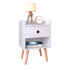 Mesa De Cabeceira Pequena Mesinha Quarto C/ Gaveta e Nicho De