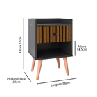 Mesa De Cabeceira Pequena Moderna Decore Mesinha Quarto Gavet