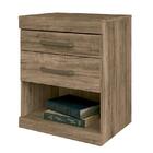 Mesa De Cabeceira Plus 2 Gavetas - Pr Móveis