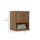 Mesa De Cabeceira Plus 2 Gv Jatobá