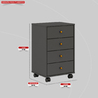 Mesa De Cabeceira Presence 4 Gavetas Demobile