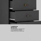 Mesa De Cabeceira Presence 4 Gavetas Demobile