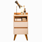 Mesa de Cabeceira Quarto Apoio Lateral Cama Box Casal Estilo