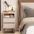 Mesa de Cabeceira Quarto Apoio Lateral Cama Box Casal Estilo