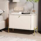 Mesa De Cabeceira Quarto Tucupí Com 1 Porta E Pés De Metal