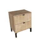 Mesa De Cabeceira Queens 2 Gavetas Timeless Amadeirado