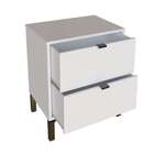 Mesa De Cabeceira Queens 2 Gv Branca