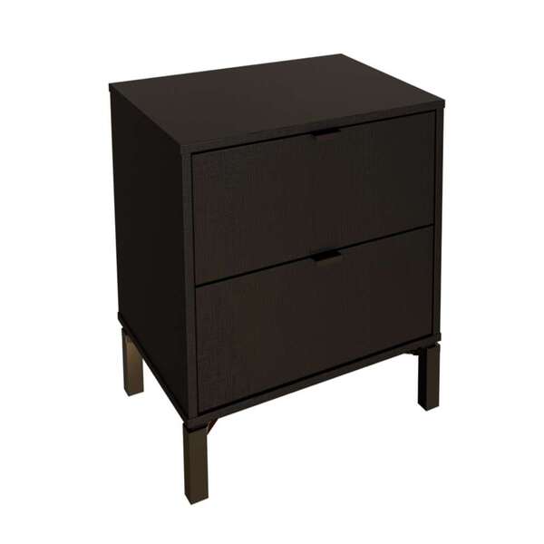 Mesa De Cabeceira Queens 2 Gv Preta