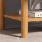 Mesa De Cabeceira Rattan 1 Gaveta 1 Nicho Madeira Freijó Cefi