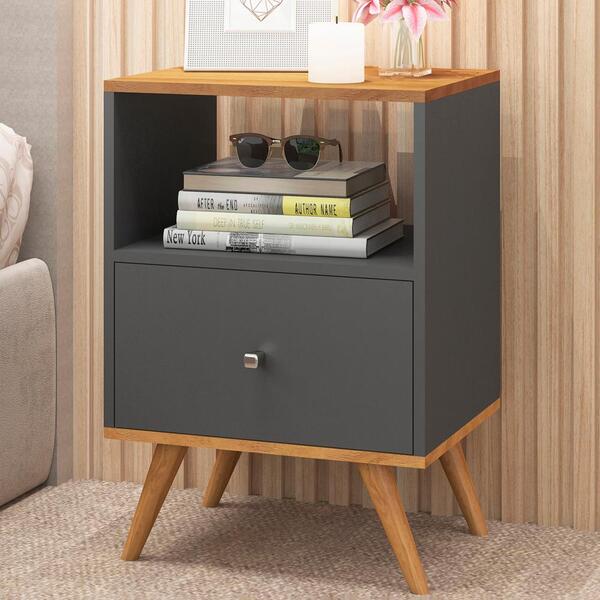 Mesa De Cabeceira Retro 01 Gaveta Fell