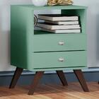 Mesa De Cabeceira Retrô 2 Gavetas