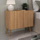 Mesa De Cabeceira Retrô 2 Portas Multimóveis Mp4133