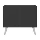 Mesa De Cabeceira Retrô 2 Portas Multimóveis Mp4133