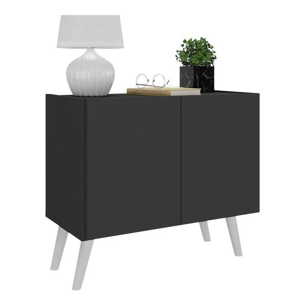 Mesa De Cabeceira Retrô 2 Portas Multimóveis Mp4133