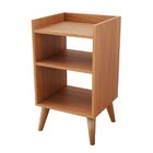 Mesa De Cabeceira Retrô Com Pés Palito Em Madeira Maciça Prat