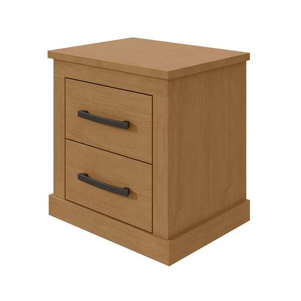 Mesa De Cabeceira Rustic 2 Gv Amêndoa Clean