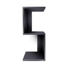 Mesa De Cabeceira S Preto 60 X 25cm