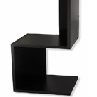 Mesa De Cabeceira S Preto Em Mdf 60x25x25