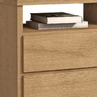 Mesa de Cabeceira San Marino 2 Gavetas – Made Marcs - Amendoa