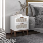 Mesa De Cabeceira Santorini 45cm Com 2 Gavetas