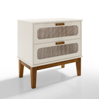 Mesa De Cabeceira Santorini 60cm Variedade De Cores Off